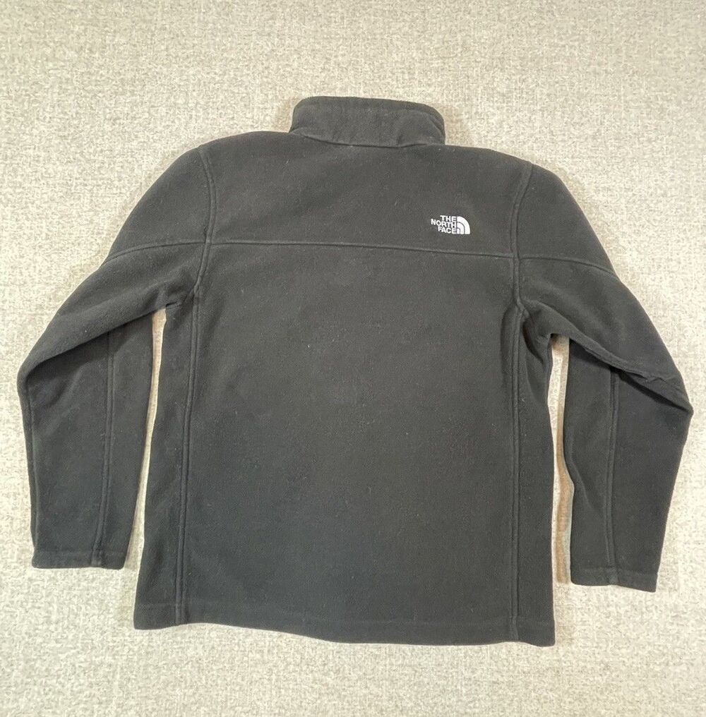 The North Face Fleece Jacket Black T201 Size Youth M Medium (10-12) Casual Warm - Picture 8 of 9